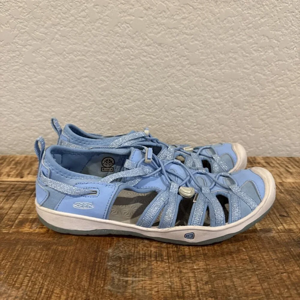 Keen Womens Whisper Closed Toed Sports Sandal Size 6 Blue Gray Hiking